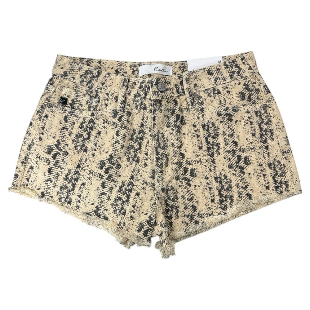 Kancan High Rise animal/snake print shorts Medium NWT